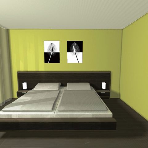 Vizualizace ložnice - Truhlářství Hejda