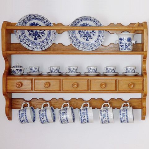 Rustikální poličky do kuchyně - Truhlářství Hejda